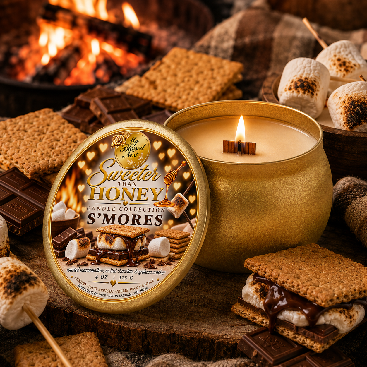 “S’mores” (4 oz Candle)