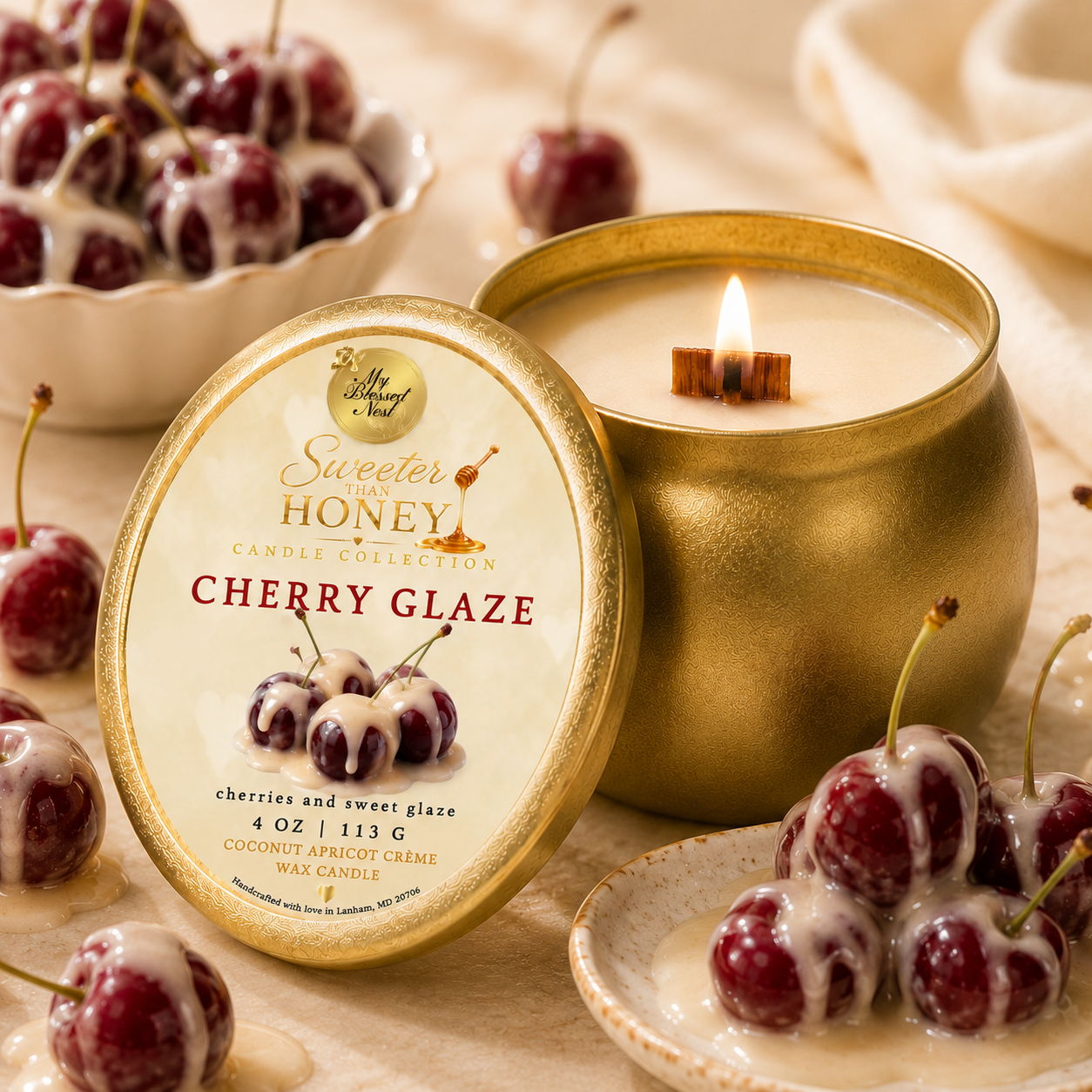 “Cherry Glaze” (4 oz Candle)