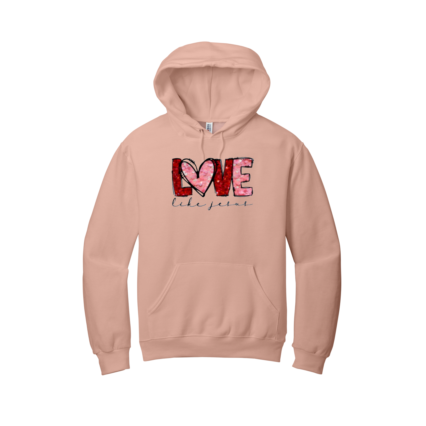 ***Pre-Order*** “Love Like Jesus” Hoodie (Blush Pink)