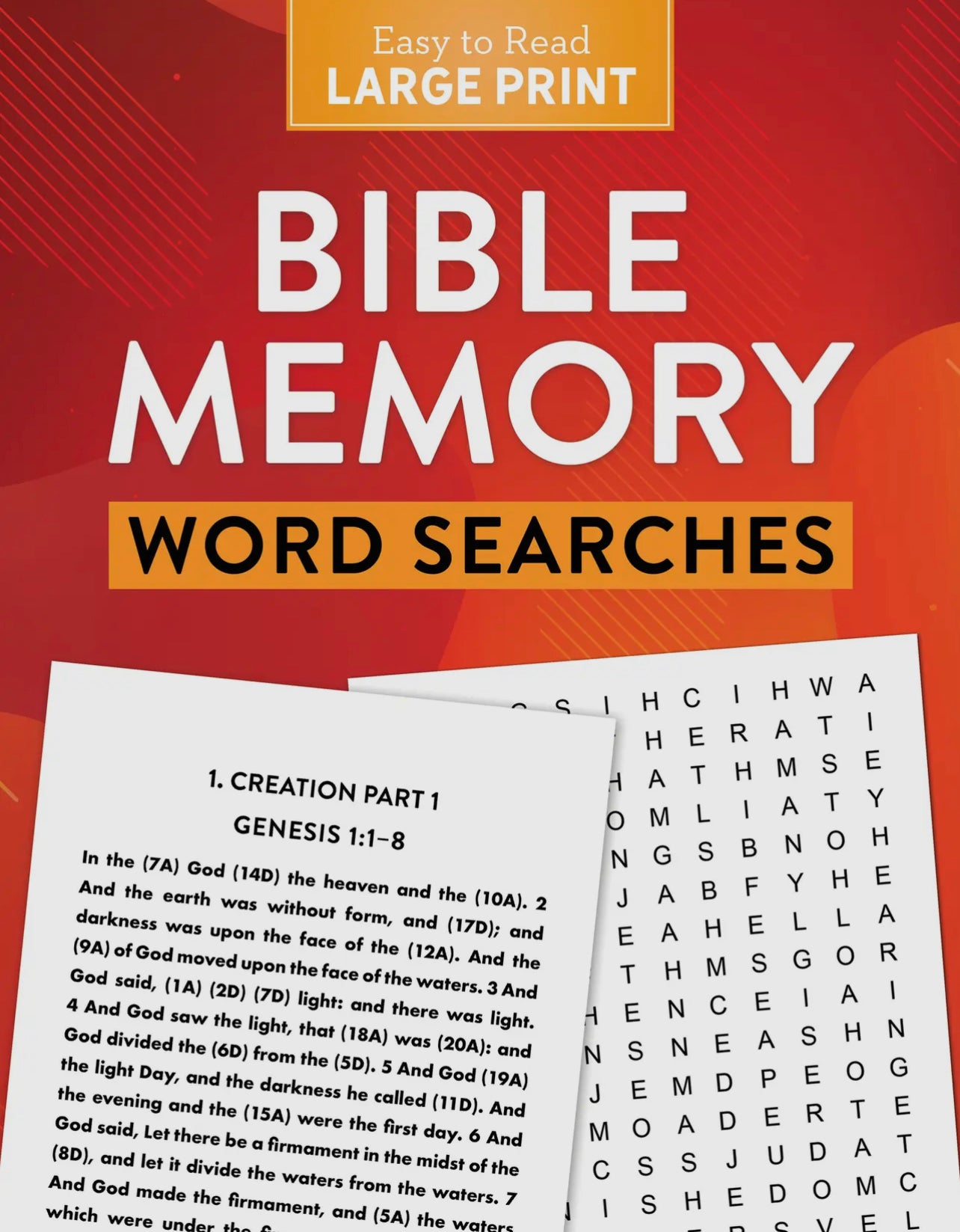Bible Memory Word Search Activity Book
