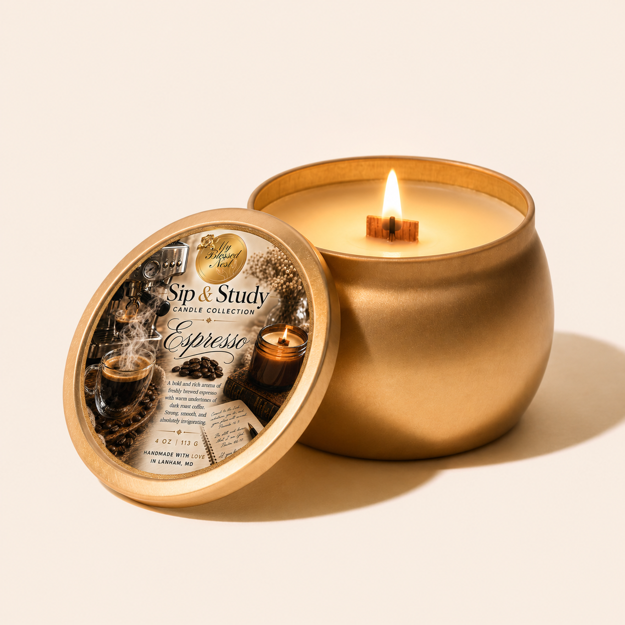 Sip & Study Candle Trio