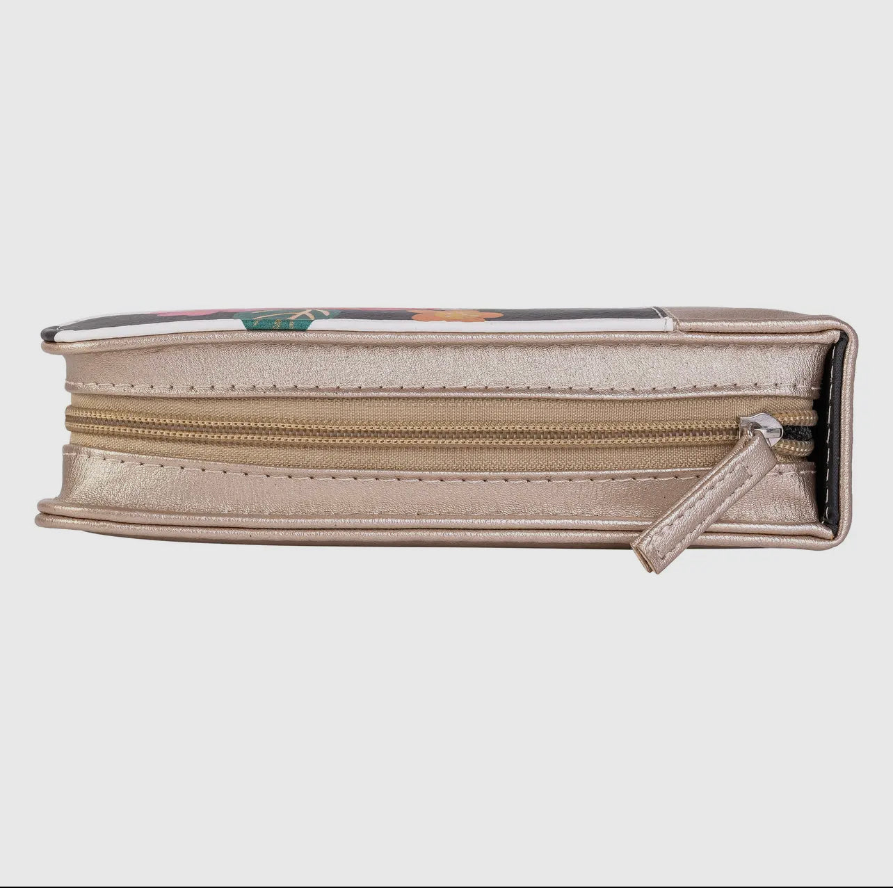 "Faith" Bible Cover (Striped Floral)