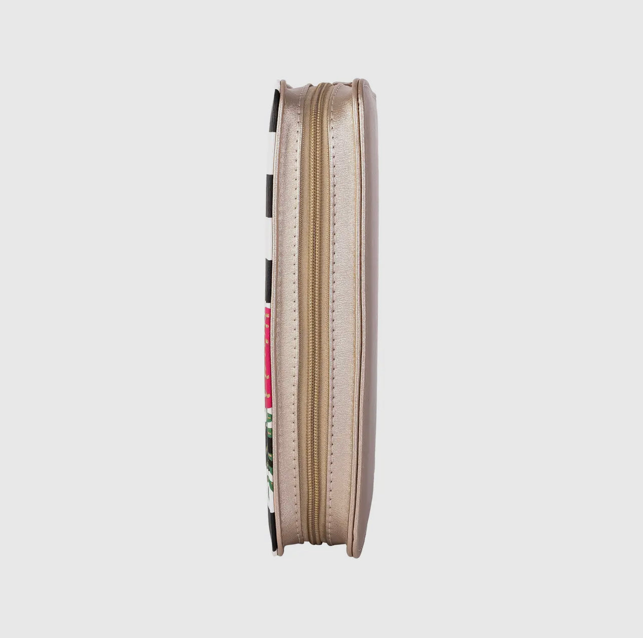 "Faith" Bible Cover (Striped Floral)