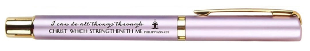 Inspirational Ink Pen w/velvet pouch