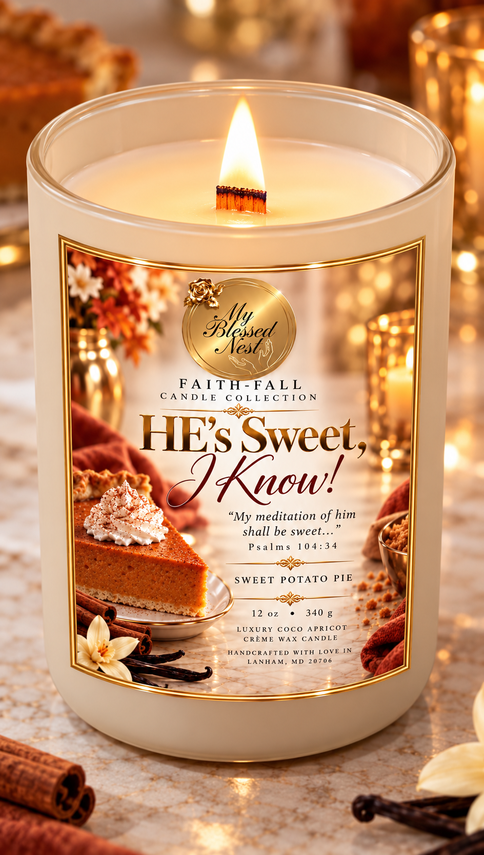 HE’s Sweet, I Know! (12 oz Candle)