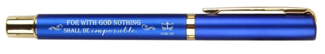 Inspirational Ink Pen w/velvet pouch