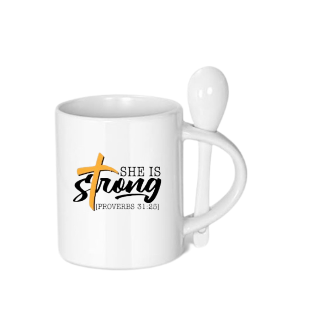 “She is Strong” Mug