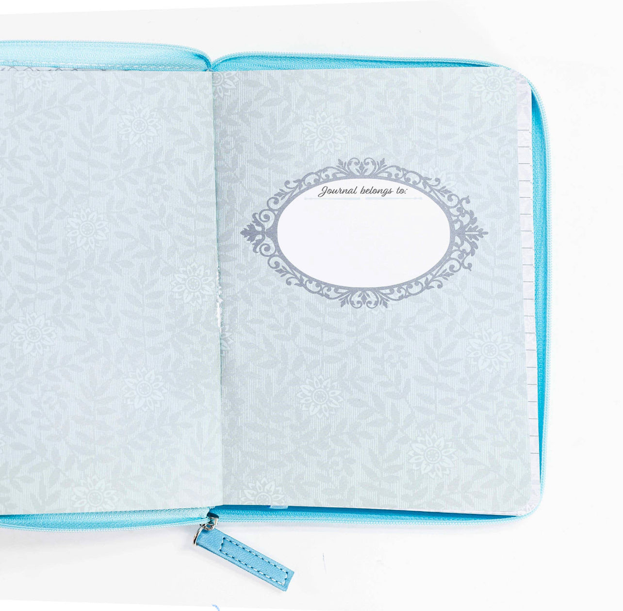 Divine Details: Bible Journal - Pale Teal “Faith - Galatians 3:26"