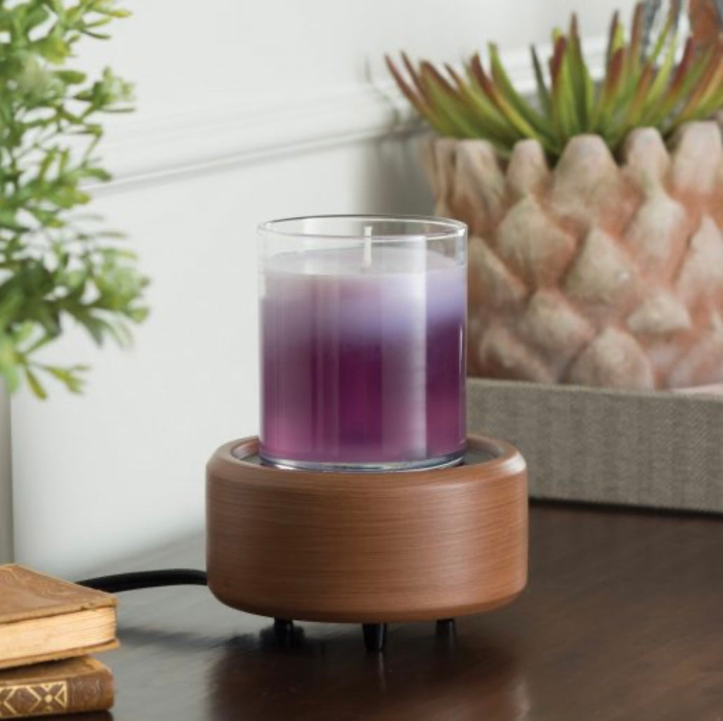 “Pewter Walnut” 2-In-1 Fragrance Warmer