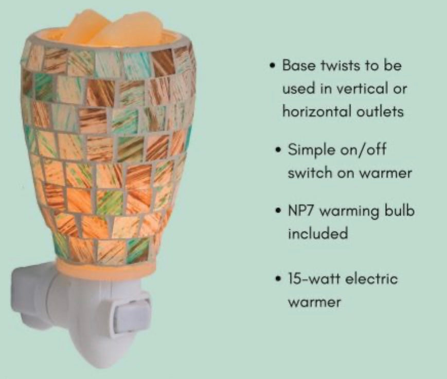 “Sea Glass” Wall Plug-In Fragrance Warmer