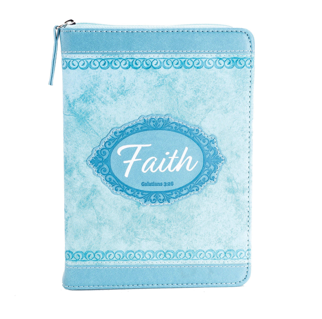 Divine Details: Bible Journal - Pale Teal “Faith - Galatians 3:26"