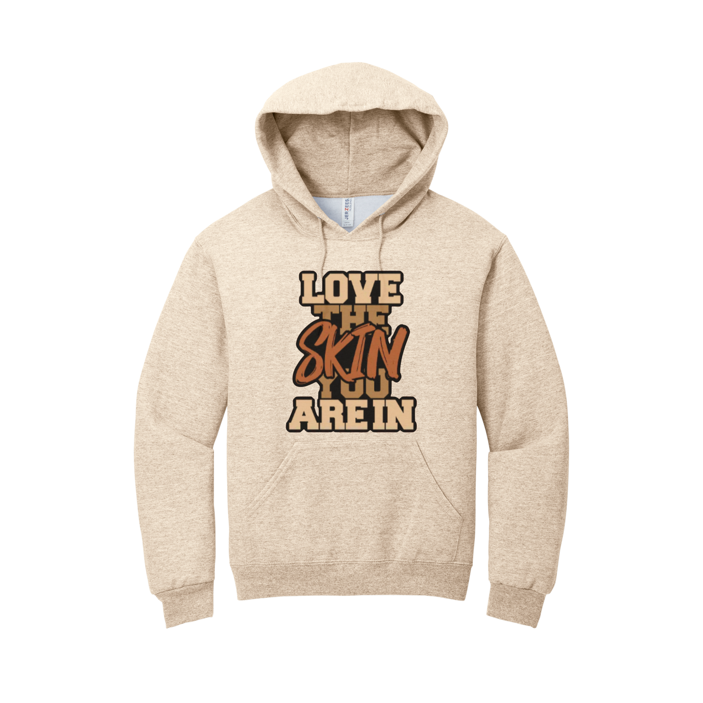 ***Pre-Order*** “Love the Skin You’re In” Hoodie (Sweet Cream Heather)