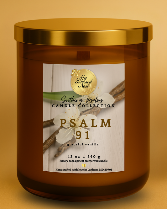 Psalm 91 - Graceful Vanilla (12 oz Candle)