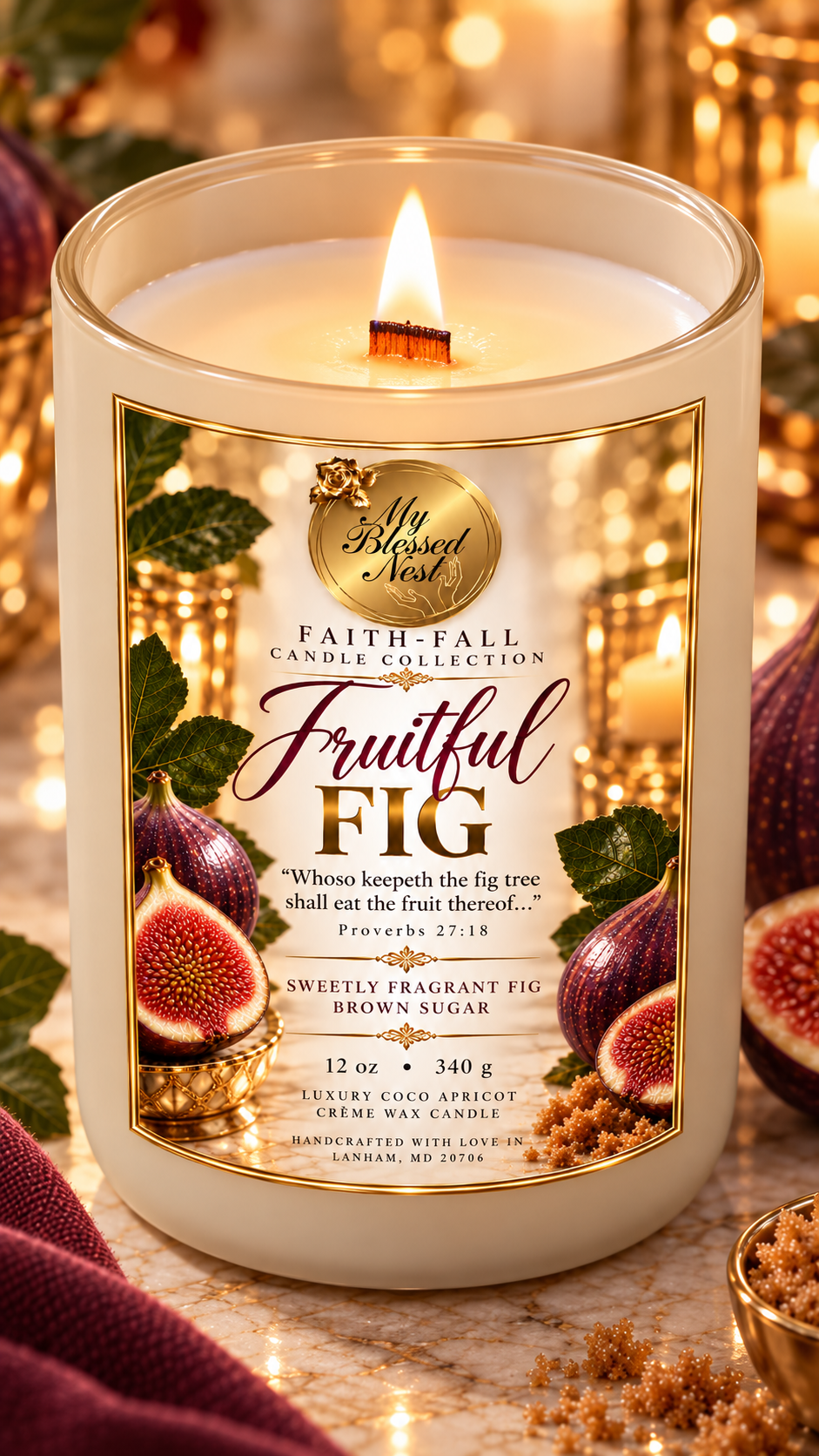Fruitful Fig (12 oz Candle)