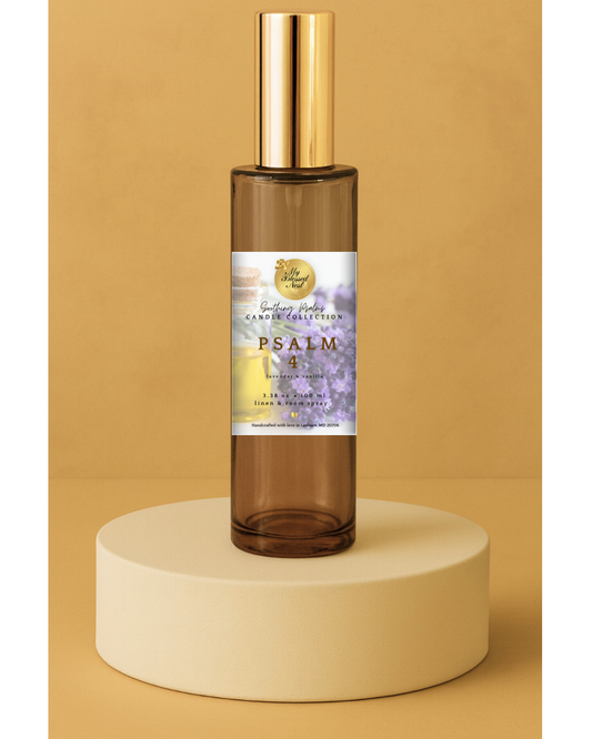 “Psalm 4” Linen & Room Spray (Lavender & Vanilla)