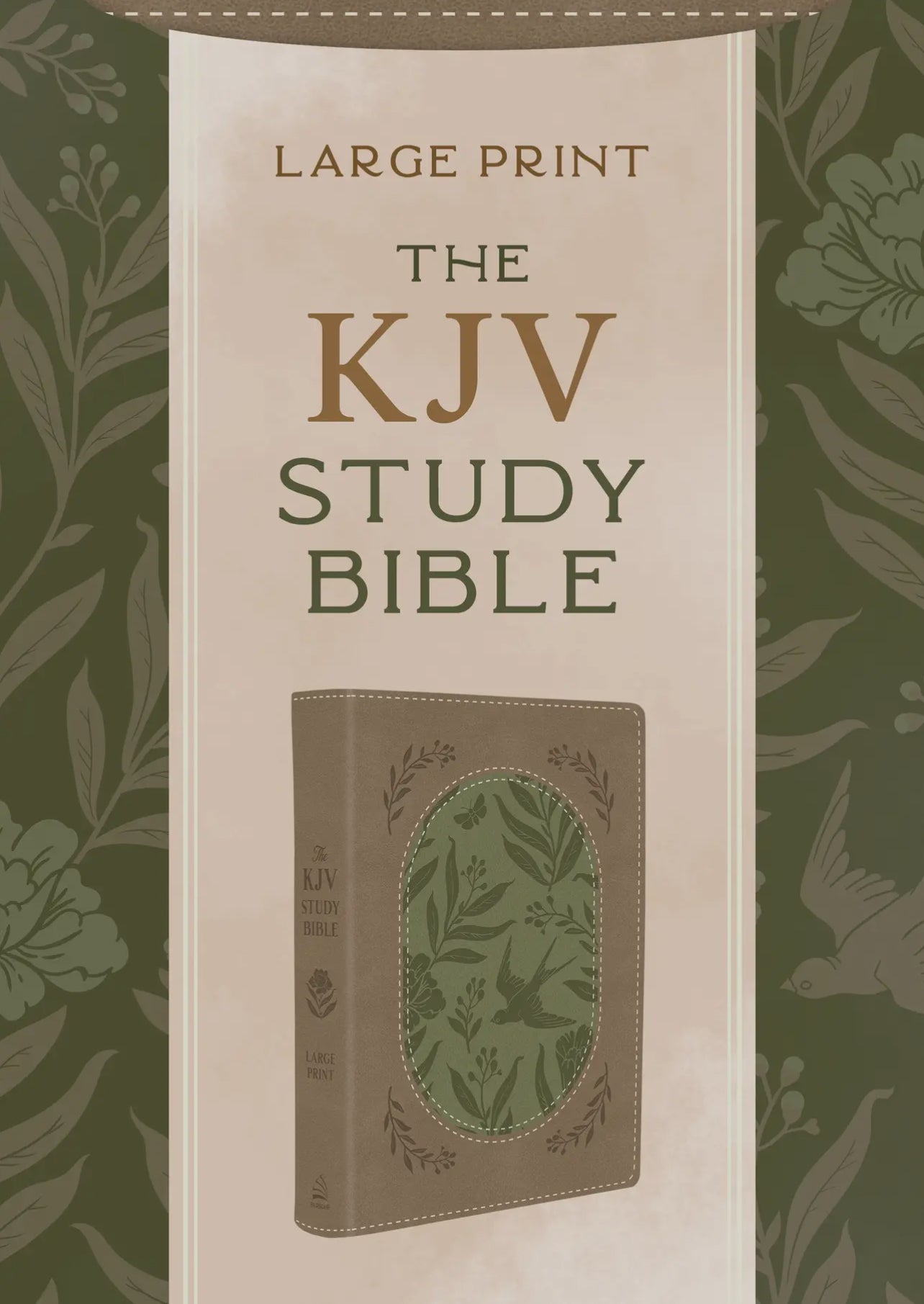 The KJV Study Bible, Large Print (Olive Branches)