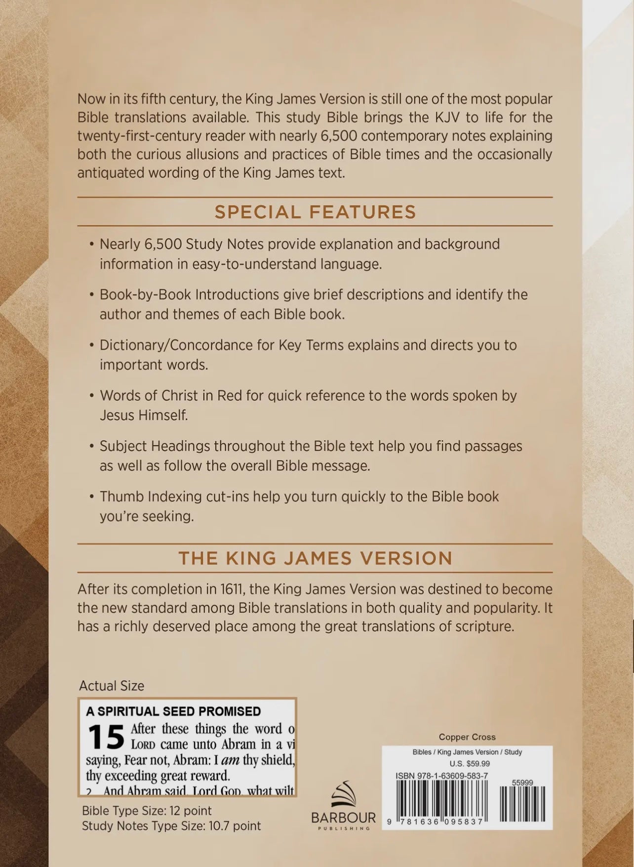 The KJV Study Bible, Large Print (Indexed)