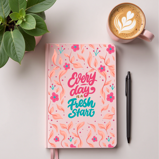 “Every Day is a Fresh Start” Journal