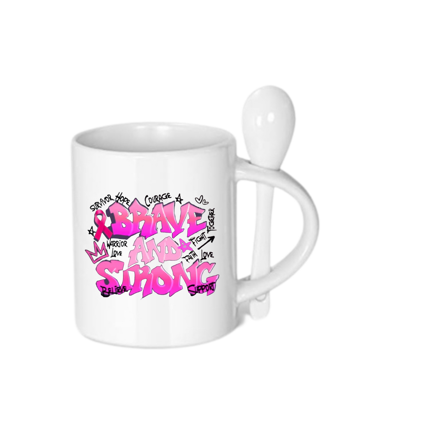 “Brave and Strong” Mug