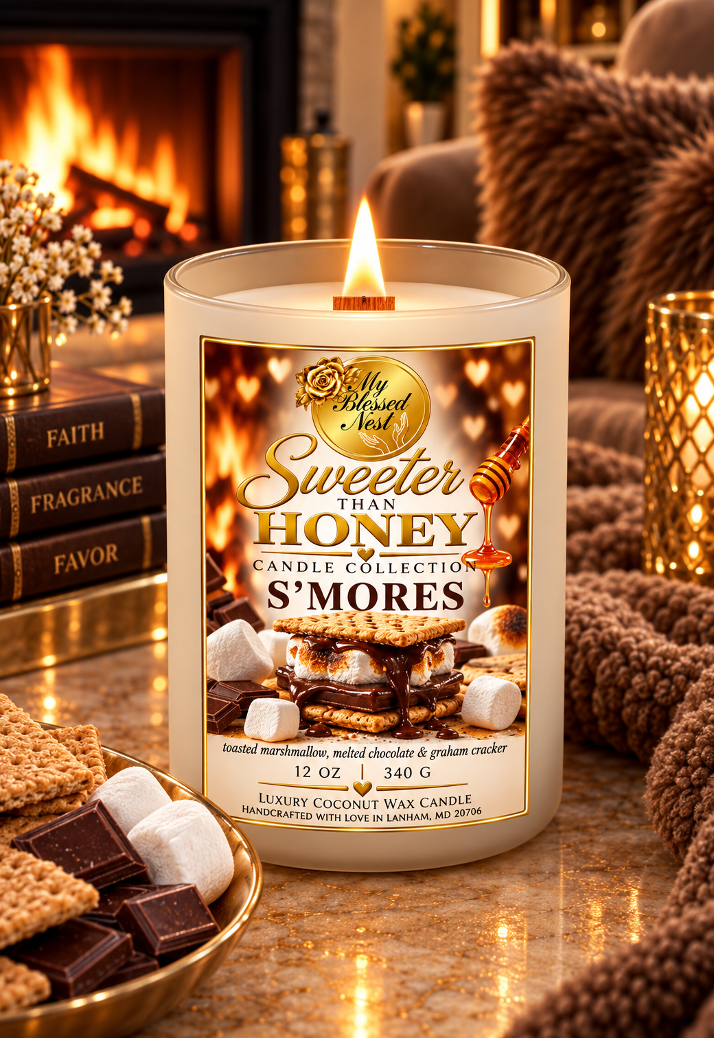 “S’mores” (12 oz Candle)
