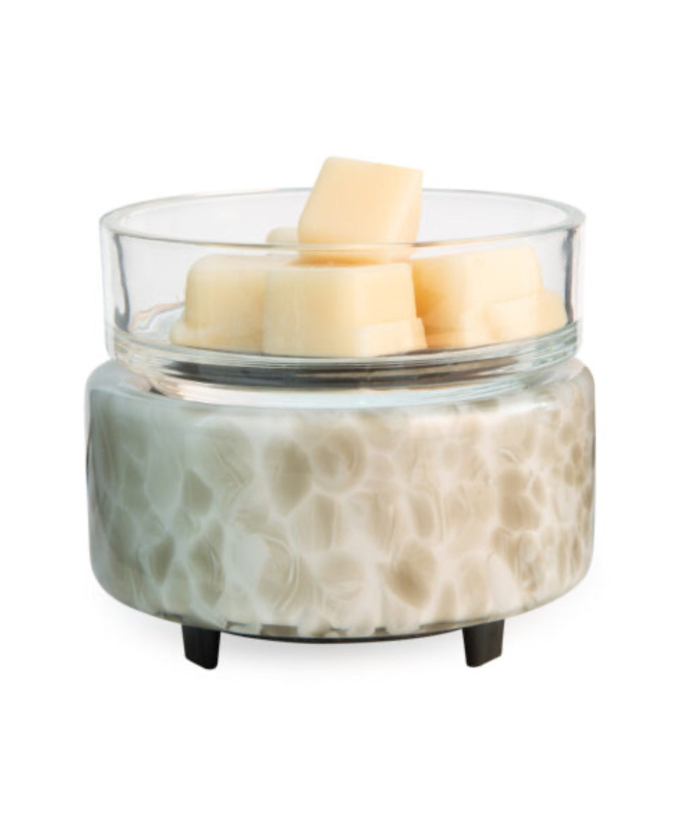 ***Pre-Order***Swirl Glass 2-In-1 Fragrance Warmer