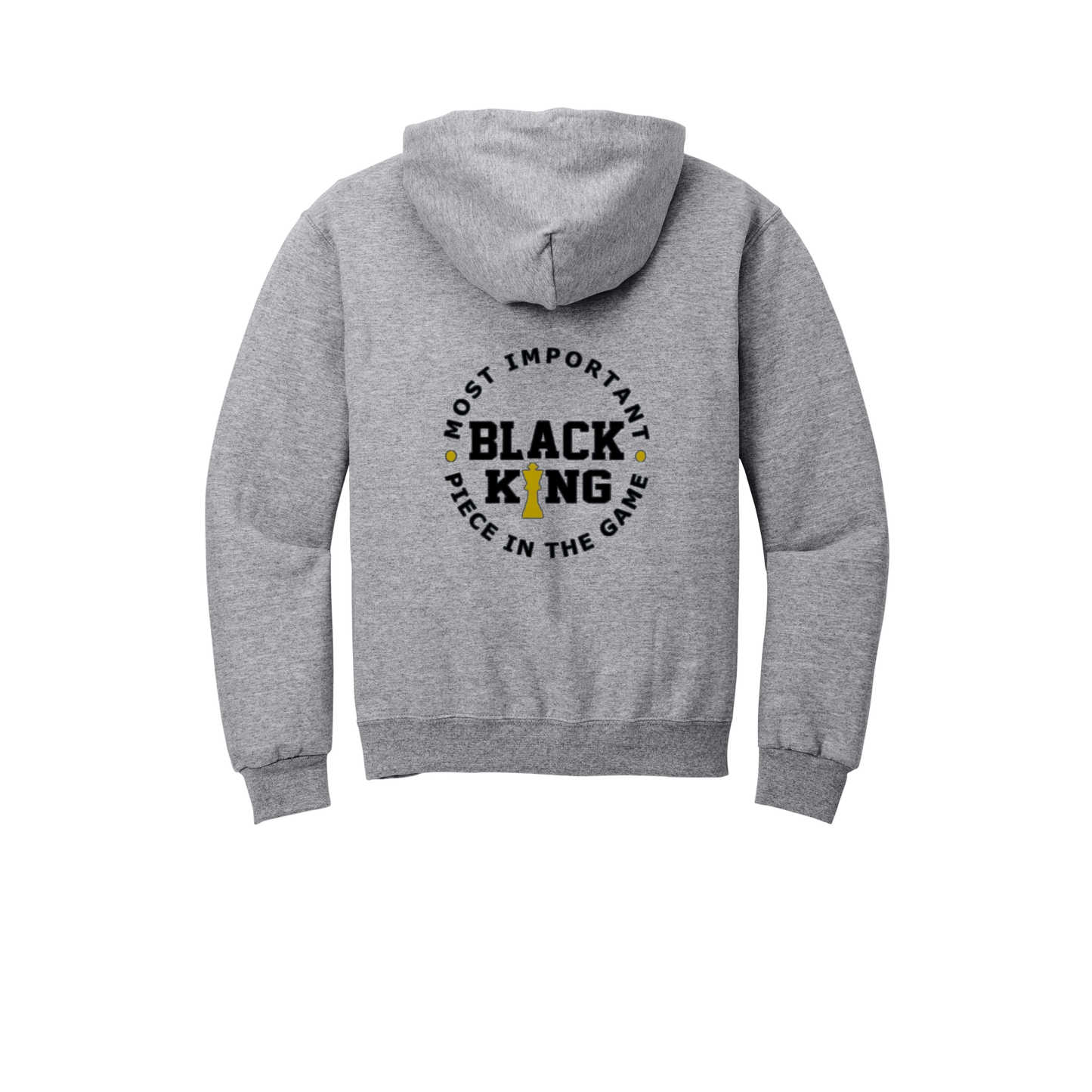 ***Pre-Order*** “Black King” Hoodie (Athletic Gray)