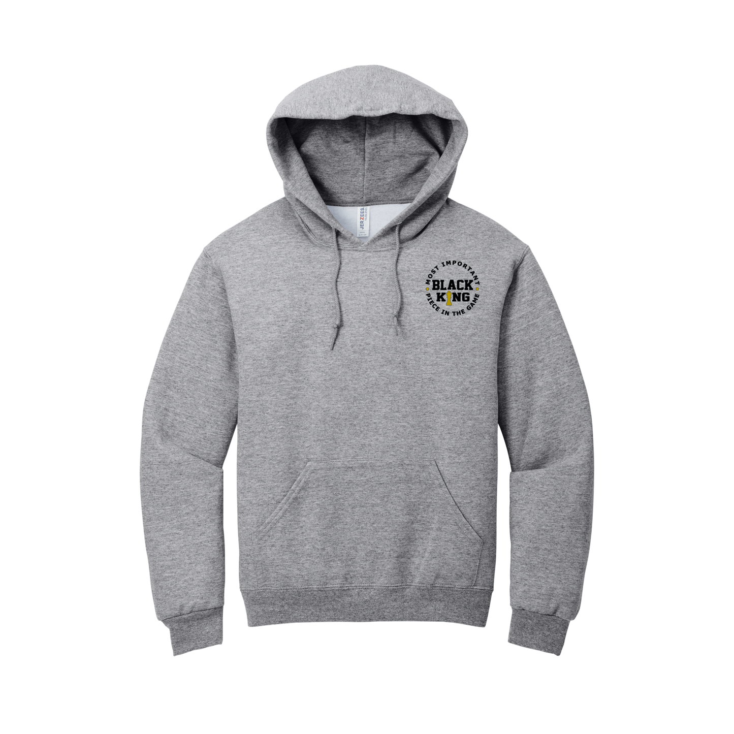 ***Pre-Order*** “Black King” Hoodie (Athletic Gray)