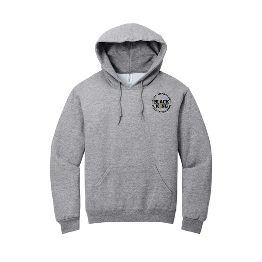 ***Pre-Order*** “Black King” Hoodie (Athletic Gray)