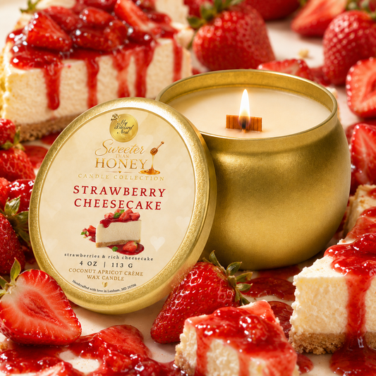“Strawberry Cheesecake” (4 oz Candle)