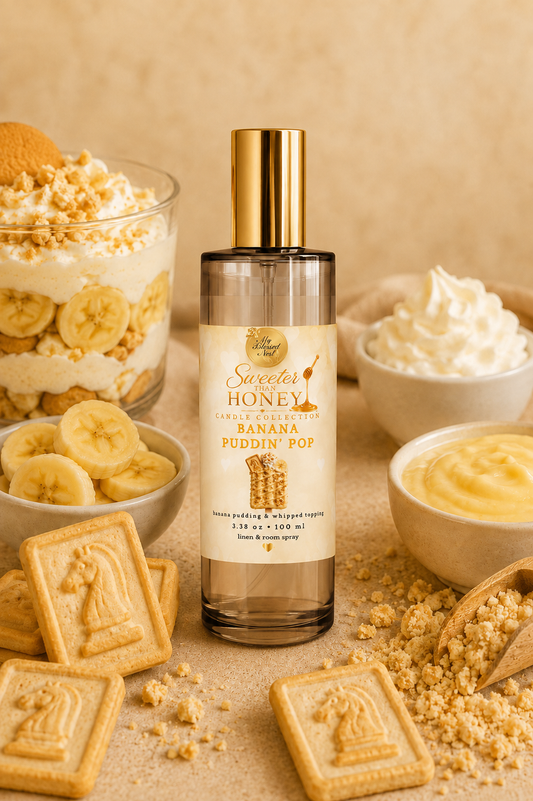 Pre-Order: “Banana Puddin’ Pop” Linen & Room Spray