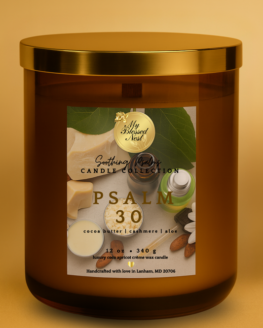 Psalm 30 - Cocoa Butter, Cashmere & Aloe (12 oz Candle)