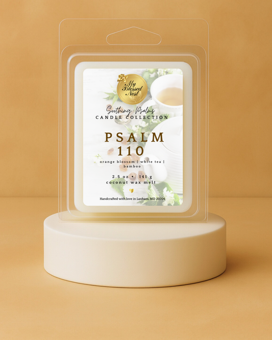 Psalm 110 - White Tea, Orange Blossom & Bamboo (Wax Melts)