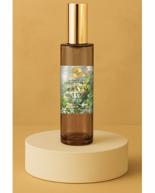 Pre-Order | Limited Edition: Psalm 119 (Honeysuckle & Orange Blossom) Linen & Room Spray