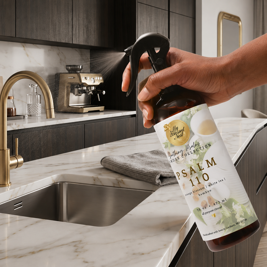 Pre-Order: “Psalm 110” (white tea, orange blossom & bamboo) all purpose cleaner