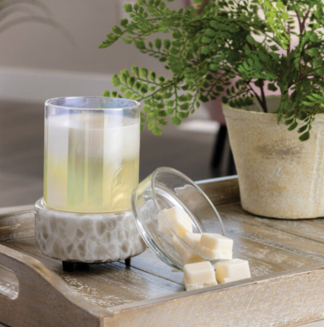 ***Pre-Order***Swirl Glass 2-In-1 Fragrance Warmer