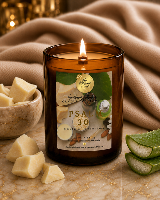 Psalm 30 - Cocoa Butter, Cashmere & Aloe (12 oz Candle)