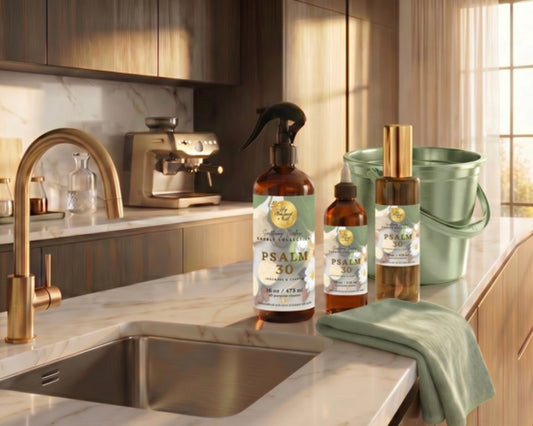 “Psalm 30” (cocoa butter, cashmere & aloe) Cleaning Bundle