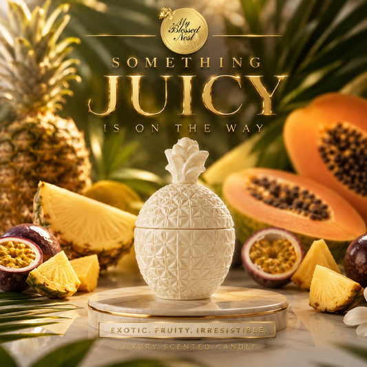 Pre-Order: GLOW - (Pineapple, Papaya,Passionfruit) 6 oz candle