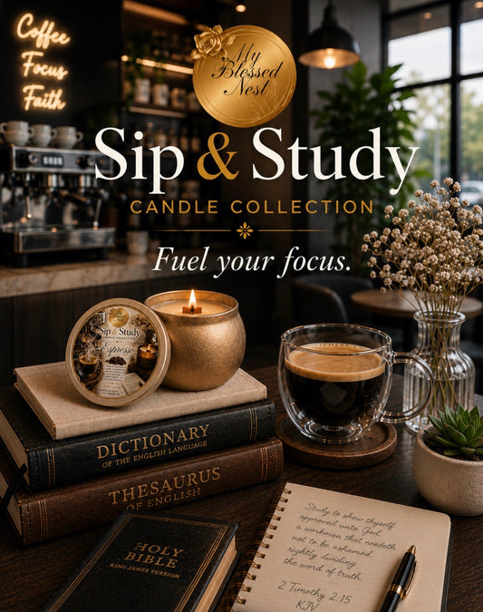 Sip & Study Candle Trio