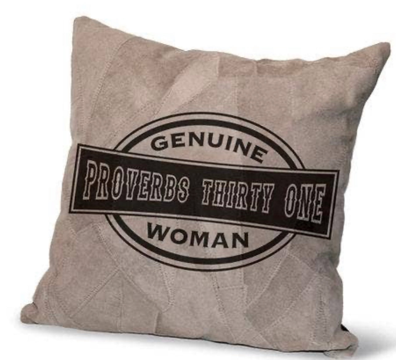 Genuine Proverbs 31 Woman Throw Pillow