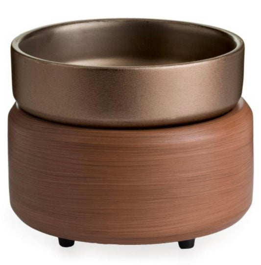 ***Pre-Order***Pewter Walnut 2-In-1 Fragrance Warmer