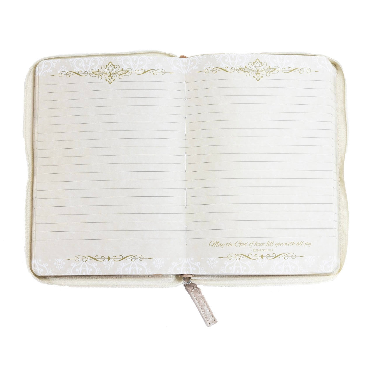 Divine Details: Bible Journal - Cream & Gold "Amazing You"