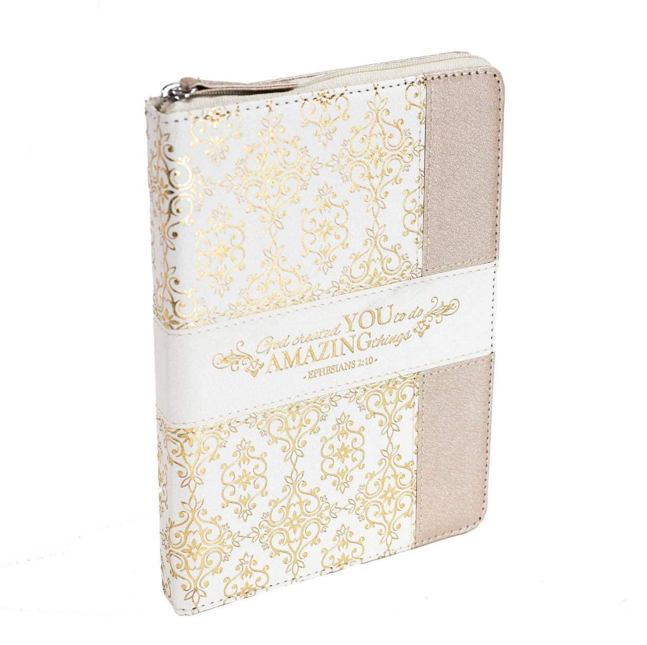 Divine Details: Bible Journal - Cream & Gold "Amazing You"
